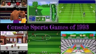 Console Sports Games of 1993 Compilation Part 7