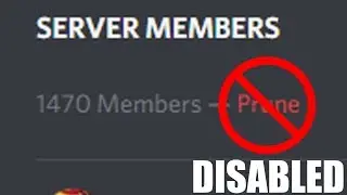 How To Disable The Discord Prune Feature On Your Discord Server