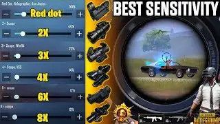 PUBG/BGMI SCOPE SETTING 2X 3X 4X 6X 8X IN 2024🔥|BGMI Scope Sensitivity Settings 2024😱 Scope Settings