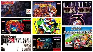 BEST 10 SNES GAMES OF ALL TIME RUNNING IN 4K