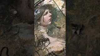 Картина...Эффект старинного полотна. 