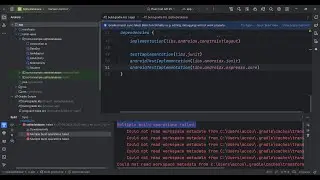 Multiple build operations failed android studio 2024
