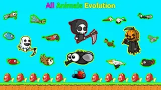 All Animals Evolution With Default Reapers (EvoWorld.io)