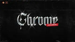 Create Chrome Text effect in Minutes! Beginner Blender Tutorial | Blender to Render #12
