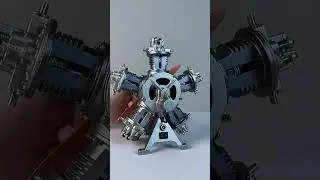 Get your star shaped 5-cylinder engine model