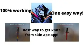 Skin Ape Easiest way to get a free knife !? | 100% Working in 2022
