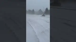 До весны 3 дня у нас Буран