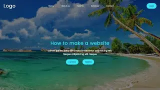 How to make a website using html and css||Make a website header#coding  #html  #css