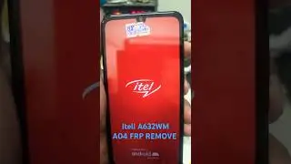 🔥itell A632WM🔥 A04 frp remove pasword remove just one click working 💯 