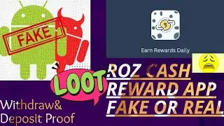 RozRewardSpin (Spin Win ) App Fake Or Real With Video Full Proof