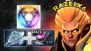 RAZE1X6 ЧЕРЕЗ УЛЬТАНУЛ УБИЛ И УБИЛ | Рейз1х6 в DOTA 1X6 INVOKER R