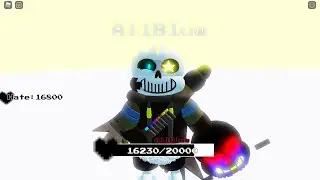 Insanity Ink Sans Showcase! [Undertale Final Multiverse DX!] [Roblox]