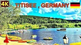 Titisee Germany, The Jewel of Germany's Black Forest - Germany Walking Tour 4k 2024