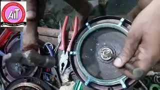 Remove sealing fan bearing with cotton and mom | 100% Practical