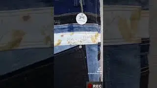 Сумка джинс,ручная работа