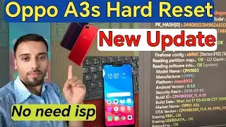 Oppo a3s hard Reset New Method// Oppo 1803 Hard Reset Unlock Tool// Oppo a3s Password Reset