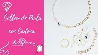 KIT para Collar de Perla con Cadena Armonico- Las Gemas Bisutería.