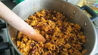 RECETTE DE PILE DE PLANTIN MUR AVEC HARICOT