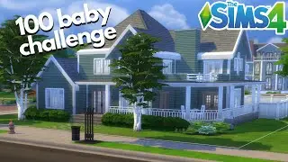 100 Baby Challenge Dream Home | Sims 4 Speed Build