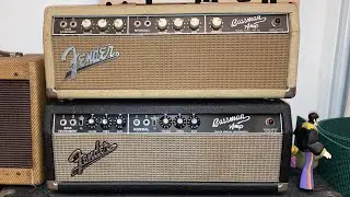 Fender 1963 vs 1965 Bassman- Blonde and Blackface Comparison