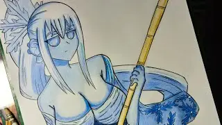 Drawing Yukio - Monster Musume Drawing Handmade!