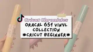 ORACAL 651 PERMANENT VINYL COLLECTION AS A CRICUT BEGINNER