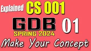 CS001 GDB 1 Solution 2024 | CS001 Spring 2024 GDB | VU Scholar