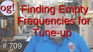 Finding Empty Frequencies for Tune-up (