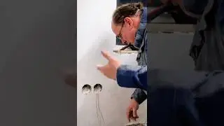 The electrical outlets are completely filthy! 😡 The electrician is losing his temper…