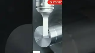 CNC Turning process on Round Bar #cnc