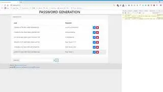 React password generation demo
