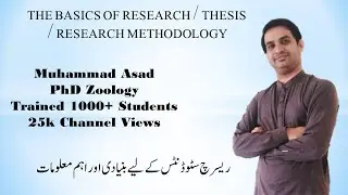 THE BASICS OF RESEARCH | RESEARCH TIPS | THESIS | RESEARCH METHODOLOGY | RESEARCH | MUHAMMAD ASAD