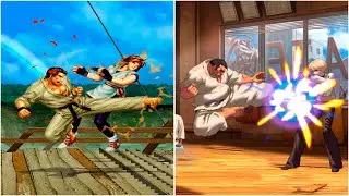 Evolution of Takuma Sakazaki's Hien Shippuu Kyaku (1992-2024)