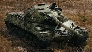 Танк Объект 277.  Карта Степи.  Режим: встречный бой.  Победа захватом базы.