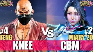 Tekken 8 Replays - Knee (Feng) vs CBM (Miary Zo) | High Level Ranked Set