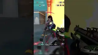 HIDING BEHIND SAGE WALL turns into MOLLY CLUTCH: Valorant #shorts #valorant #competitivegaming