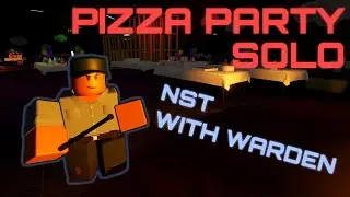 *OUTDATED* HOW TO Solo PIZZA PARTY NO SPECIAL TOWERS with WARDEN | Tower Defense Simulator | Roblox