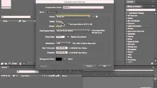 Adobe After Effects CS5 Tutorials - Compositions, Project Settings Part No.2
