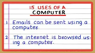 USES OF COMPUTER | 5 | 10 | 15 USES OF COMPUTER | USES OF COMPUTER ESSAY