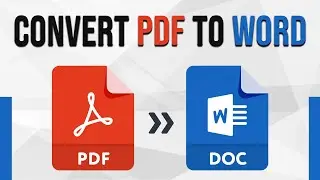 How to convert PDF to WORD | PDF to JPG