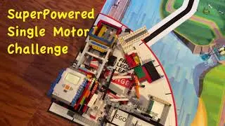FLL SuperPowered: 390 Points with a Single-Motor Robot!