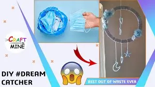 How to use waste mask? ll #DIY Dream Catcher ll Best out of waste...