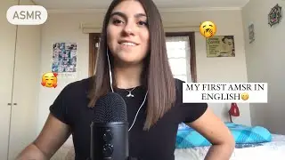 My FIRST ASMR IN ENGLISH!/ 😴🥱Repeating 