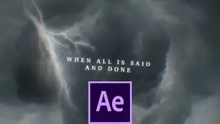 CLOUDS EFFECT from Ariana Grande Lyrics video (AFTER EFFECTS)
