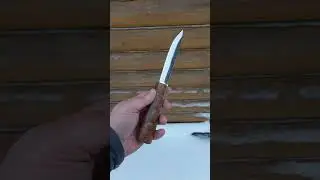 Якутский нож с клинком рыбка