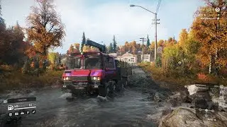 SnowRunner KRS 58 Bandit New DLC Gameplay PC. Walkthrough Part 1.