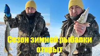 Зимняя рыбалка и первый лед сезона 2022-2023 Астана