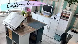CRAFT ROOM TOUR 2019 🗂 | CRAFTROOM STORAGE IDEAS | ORGANISATION
