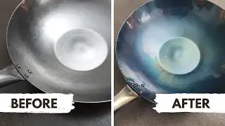 Seasoning My Brand New Carbon Steel Wok : A Step-by-step Guide!