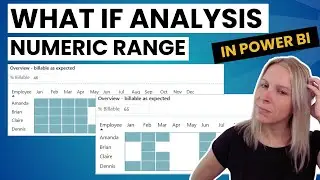 What if analysis in Power BI – Numeric Range Parameter